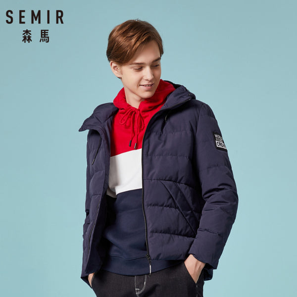 SEMIR Men Full-Zip Men's Fitted Puffer Jacket