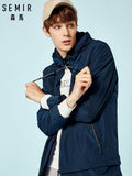 SEMIR Men Hooded Long Jacket