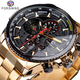 Forsining Three Dial Calendar